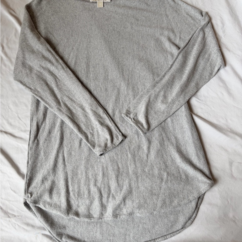 Michael Kors Heather Gray Knit Top